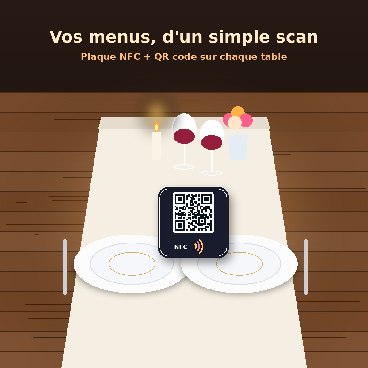 Création de votre menu en ligne – page MENU complète